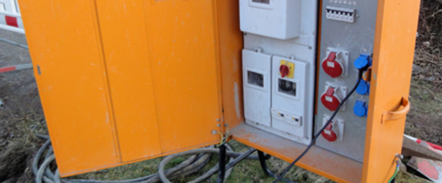 Baustrom bei EMS Elektro & Klimatechnik GmbH in Wurzen