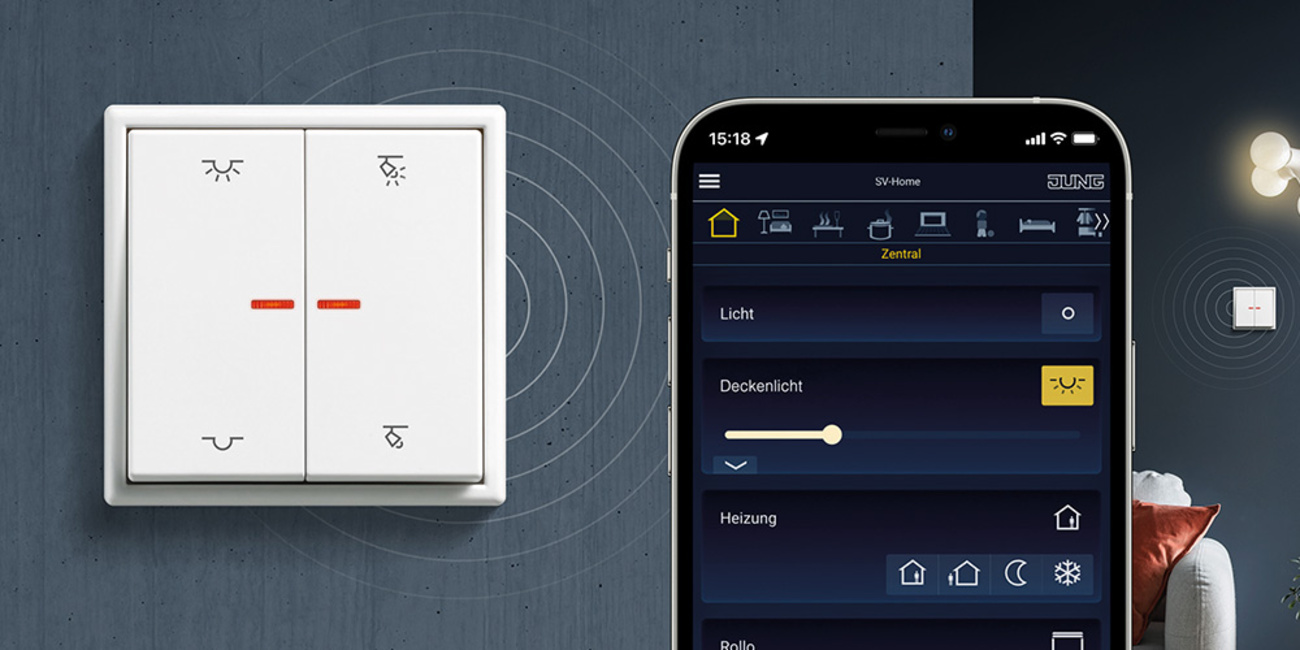 KNX RF Taster bei EMS Elektro & Klimatechnik GmbH in Wurzen